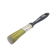 Кисть плоская искусственная щетина пластиковая ручка Boldrini 20х15 мм для эмалей и лаков на алкидной основе