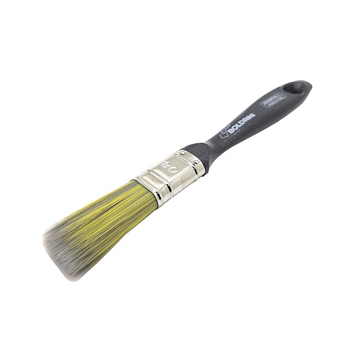 Кисть плоская искусственная щетина пластиковая ручка Boldrini 20х15 мм для эмалей и лаков на алкидной основе Кисть плоская искусственная щетина пластиковая ручка Boldrini 20х15 мм для эмалей и лаков на алкидной основе