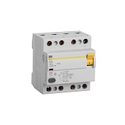 УЗО IEK ВД1-63 63А 3+N тип AC 300 мА 4,5 кА (MDV10-4-063-300)