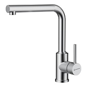 Смеситель для кухни Omoikiri Nakagawa-BN нержавеющая сталь с высоким изливом однорычажный (4994319)