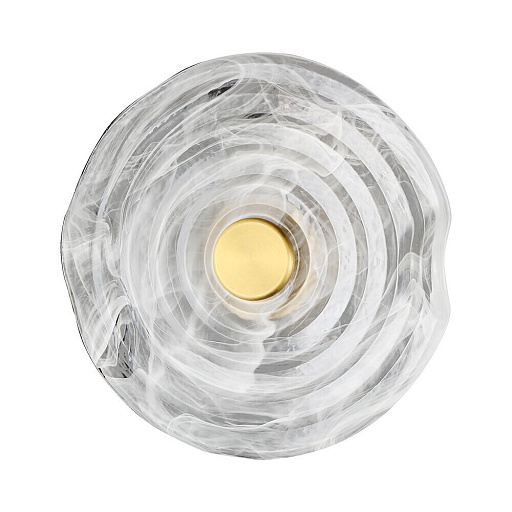 Светильник светодиодный накладной Arte Lamp Bevel 3000К 6 Вт 1 кв.м латунь IP20 (A1682AP-5PB)