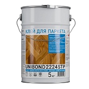 Клей для паркета полиуретановый гибридный Unibond 2224 STP однокомпонентный 5 кг