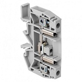 Клемма на 2 провода EKF JXB-6S1/35 0,5-6 кв.мм винтовая с продольным размыкателем (25 шт.) (plc-jxb-6S1/35gy)