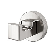 Крючок для ванной WasserKraft Tauber K-64400 одинарный на шуруп металл никель (K-64423)