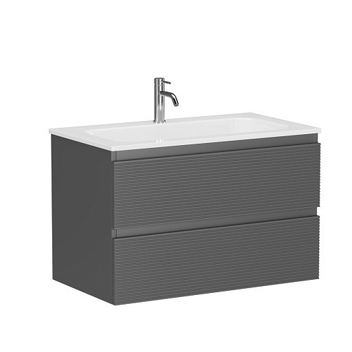 Тумба под раковину Sancos Folk 80 см подвесная grey soft (FL80GS) Тумба под раковину Sancos Folk 80 см подвесная grey soft (FL80GS)