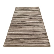 Ковер 1х1,5 м прямоугольный Рогожка серо-коричневый