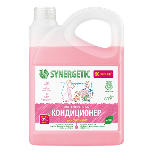 Кондиционер Synergetic Аромамагия для белья 2,75 л