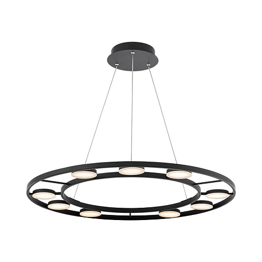 Светильник светодиодный подвесной Maytoni Fad 3000К 567 Вт 25 кв.м черный IP20 (MOD070PL-L63B3K)