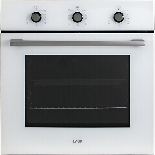 Духовой шкаф газовый встраиваемый Lauf DE-608WH 600 мм белый