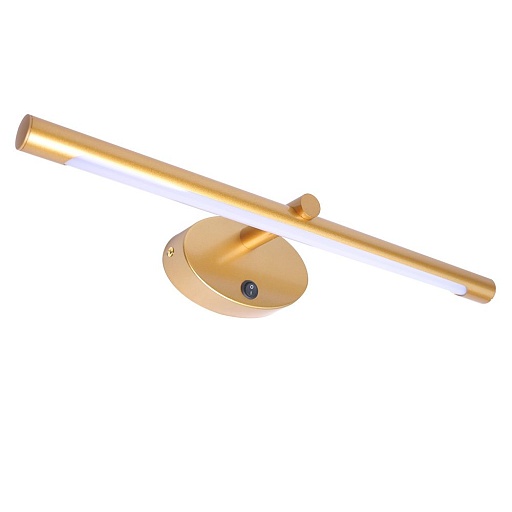 Подсветка для картин и зеркал светодиодная золото 8 Вт 4000К IP20 Arte Lamp Ronnie (A8025AP-1GO) Подсветка для картин и зеркал светодиодная золото 8 Вт 4000К IP20 Arte Lamp Ronnie (A8025AP-1GO)