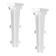 Угол внутренний Деконика 100 мм белый глянцевый Г-профиль (2 шт.)