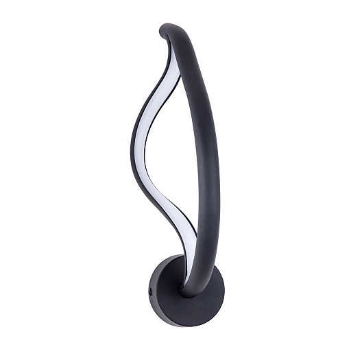 Светильник светодиодный накладной Arte Lamp Hyperbola 3000К 9 Вт 1,5 кв.м черный IP20 (A1987AP-8BK) Светильник светодиодный накладной Arte Lamp Hyperbola 3000К 9 Вт 1,5 кв.м черный IP20 (A1987AP-8BK)