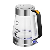 Электрический чайник Kitfort КТ-6626 1,7 л черно-белый