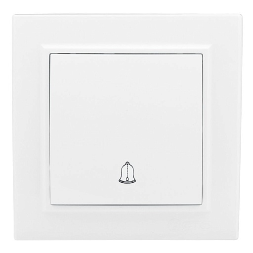 Кнопка звонка EKF Минск встраиваемая белая (ERV10-026-10)