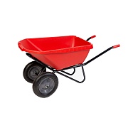 Тачка садово-строительная двухколесная Павловская Заря 110 л 250 кг ударопрочная усиленная морозостойкая (ТД2П110)