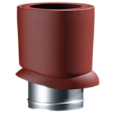 Docke PREMIUM/ Выход вентиляционный ИЗЛ-125/700/ Труба/ Красный