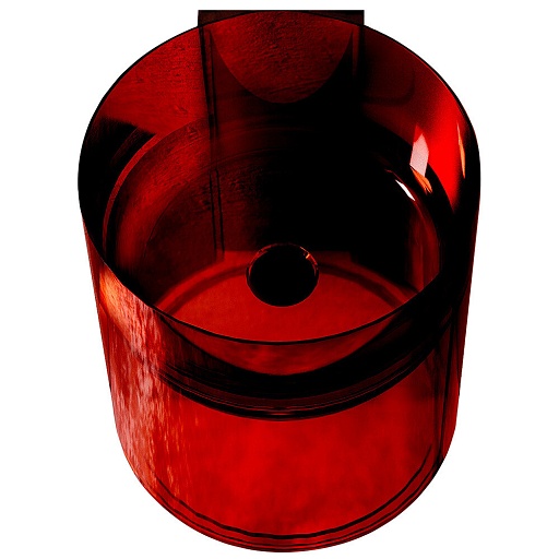 Раковина Abber Kristall 42 см подвесная красная (AT2704Rubin) Раковина Abber Kristall 42 см подвесная красная (AT2704Rubin)