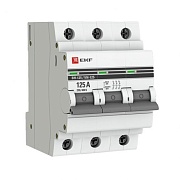 Выключатель нагрузки EKF PROxima ВН-125 (SL125-3-125-pro) 3P 125А 400 В на DIN-рейку