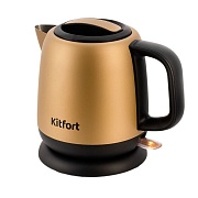 Электрический чайник Kitfort КТ-6111 1 л золото/черный Электрический чайник Kitfort КТ-6111 1 л золото/черный
