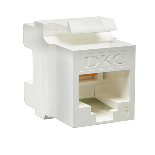 Переходник неэкранированный DKC Keystone 180 градусов RJ45 CAT6 UTP белый (12 шт.) (RNK6U180WH) Переходник неэкранированный DKC Keystone 180 градусов RJ45 CAT6 UTP белый (12 шт.) (RNK6U180WH)