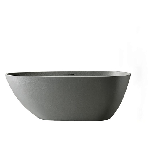 Ванна из искусственного камня Abber Dortmund 170х75 см отдельностоящая с ножками (AM9911MLG)