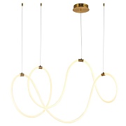 Люстра светодиодная подвесная Arte Lamp Klimt 55 Вт 3000К 26 кв.м (A2850SP-80PB) Люстра светодиодная подвесная Arte Lamp Klimt 55 Вт 3000К 26 кв.м (A2850SP-80PB)