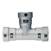 Тройник Viega Megapress SC-Contur (694975) 3/4" х 3/4" х 3/4" пресс нелегированная оцинкованная сталь Тройник Viega Megapress SC-Contur (694975) 3/4" х 3/4" х 3/4" пресс нелегированная оцинкованная сталь