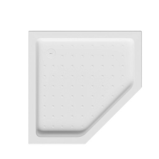 Поддон Abber акриловый 80х80х13 см трапеция белый низкий (AD3B080) Поддон Abber акриловый 80х80х13 см трапеция белый низкий (AD3B080)