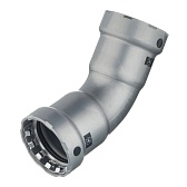 Угол Viega Megapress SC-Contur (694609) 45° 1 1/4" DN32 пресс нелегированная оцинкованная сталь Угол Viega Megapress SC-Contur (694609) 45° 1 1/4" DN32 пресс нелегированная оцинкованная сталь
