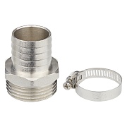 Комплект 1 для подключения садового шланга MasterProf наружная резьба латунный (ДС.020041)