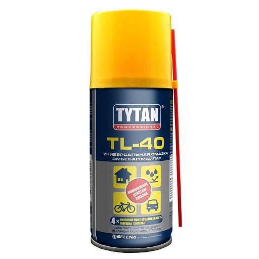 Смазка универсальная Tytan Professional TL-40 аэрозоль 150 мл Смазка универсальная Tytan Professional TL-40 аэрозоль 150 мл