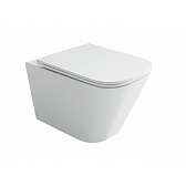 Унитаз подвесной Ceramicanova Union безободковый с сиденьем дюропласт микролифт смыв торнадо (CN4009T) Унитаз подвесной Ceramicanova Union безободковый с сиденьем дюропласт микролифт смыв торнадо (CN4009T)