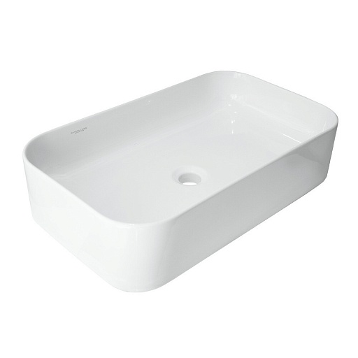 Раковина Sanita Lux Infinity Slim 60 см накладная белая (WB.CT/Infinity/60-N.Slim/WHT.G/S1)