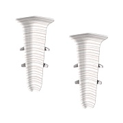 Угол внутренний Идеал Деконика 70 мм ясень бьянко Г-профиль (2 шт.)