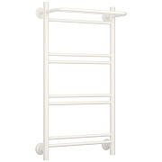 Полотенцесушитель водяной Сунержа ВСП-51П 800х400 мм лесенка с полкой белый