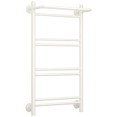 Полотенцесушитель водяной Сунержа ВСП-51П 800х400 мм лесенка с полкой белый