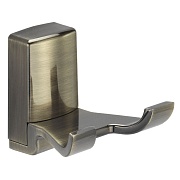 Крючок для ванной WasserKraft Exter K-5200 двойной на шуруп металл бронза (K-5223D)