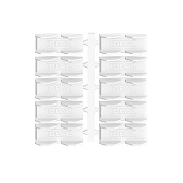 Соединитель скрытый Идеал Дюра 170 мм белый прямой (10 шт.)