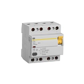 УЗО IEK ВД1-63 63А 3P+N тип AC 100 мА 4,5 кА (MDV10-4-063-100) УЗО IEK ВД1-63 63А 3P+N тип AC 100 мА 4,5 кА (MDV10-4-063-100)