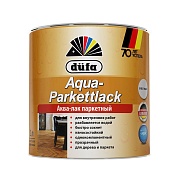 Лак акрил-полиуретановый паркетный Dufa Aqua-Parkettlack глянцевый бесцветный 2 л