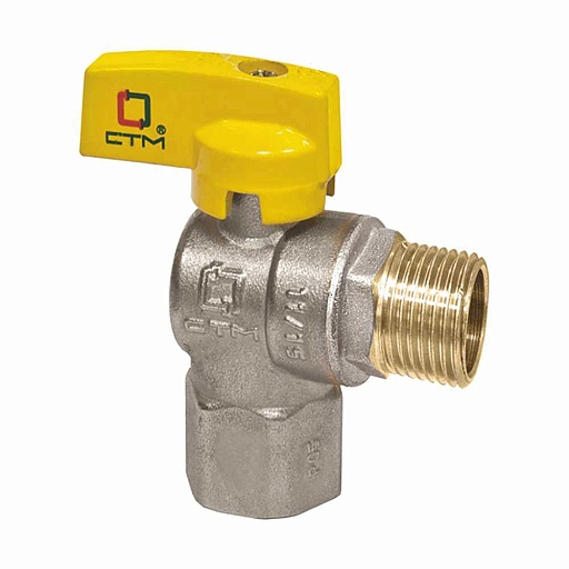 Кран шаровой газовый СТМ 3/4 ВР(г) х 3/4 НР(ш) бабочка угловой (CGLFMB34) Кран шаровой газовый СТМ 3/4 ВР(г) х 3/4 НР(ш) бабочка угловой (CGLFMB34)