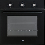 Духовой шкаф газовый встраиваемый Lauf DE-608BL 600 мм черный