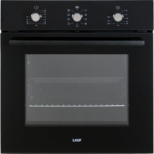 Духовой шкаф газовый встраиваемый Lauf DE-608BL 600 мм черный