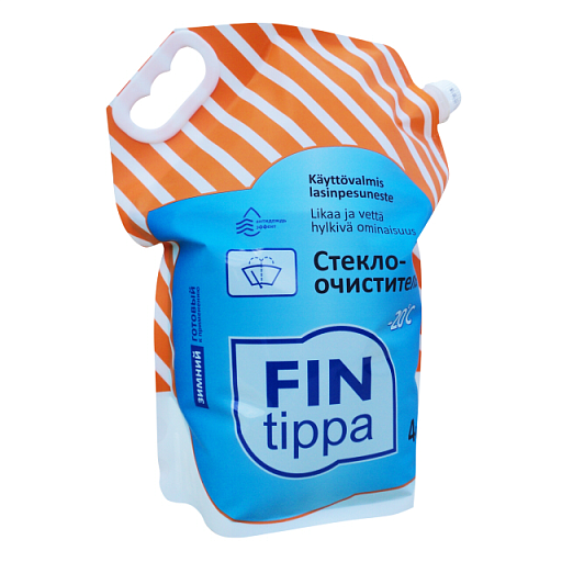 Стеклоочиститель зимний Fin tippa -20C Премиум 4л