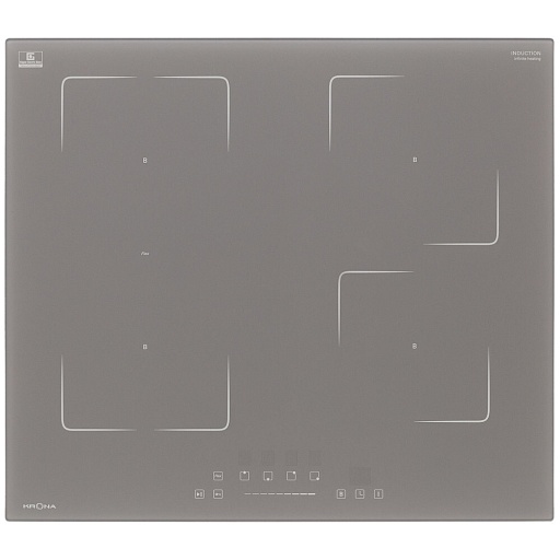 Варочная панель индукционная Krona Mysterium Max Ih 60 GR 4 конфорки графит Варочная панель индукционная Krona Mysterium Max Ih 60 GR 4 конфорки графит