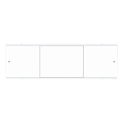 Экран для ванны Метакам Bravo ПВХ 168х52 см белый раздвижной (ЭПS_012170)