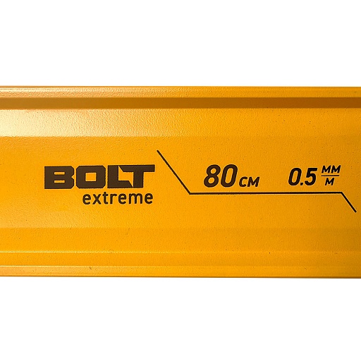 Уровень магнитный Bolt eXtreme 80 см 3 глазка коробчатый