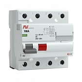 УЗО EKF Averes DV 100А 3P+N тип A 100 мА 10 кА (rccb-4-100-100-a-av) УЗО EKF Averes DV 100А 3P+N тип A 100 мА 10 кА (rccb-4-100-100-a-av)