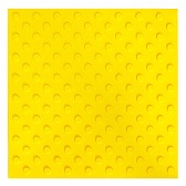 Тактильная плитка ПВХ конус шахматка 500х500х5,5 мм желтая