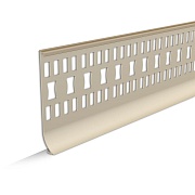 Плинтус ПВХ Идеал 100 мм бежевый 2200 мм под линолеум